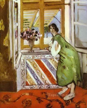 緑のドレスを着た少女 1921 年抽象フォービズム アンリ・マティス Oil Paintings